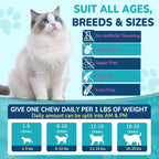 Active ingredients view of Woyamay natural feline behavior support chews