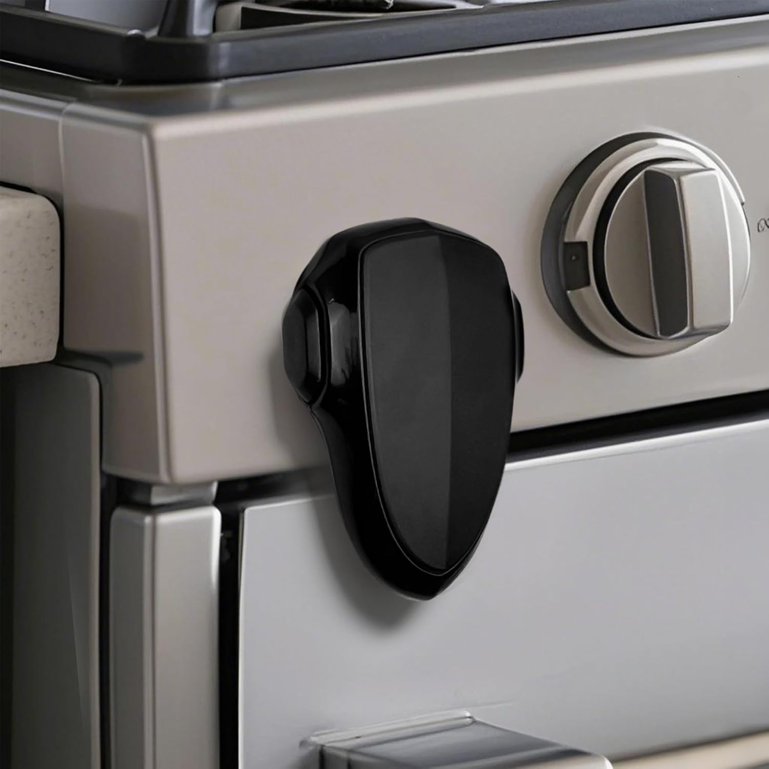 Kpng Child Proof Oven Door Lock black front view