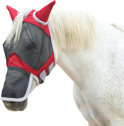 Gallopoff horse mask eye dart design for visibility