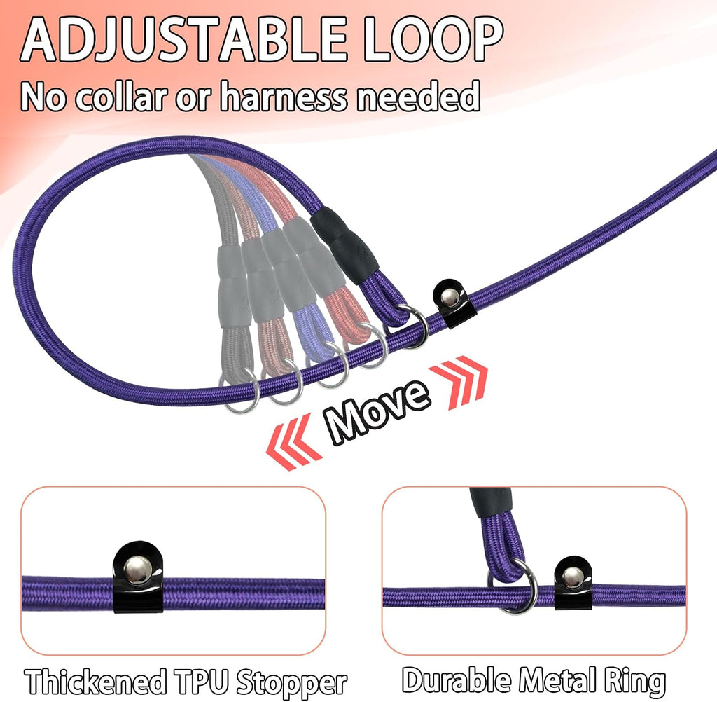 Close up view of the upgraded TPU non slip buckle on the FOVRLZSE dog leash.