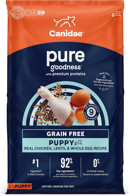 Canidae Pure Farm to Bowl Dry Puppy Dog Food - Balanced Nutrition - Limited Ingredient Formula - Grain, Wheat & Soy-Free - Puppy-Friendly - 4 lb - Wild-Caught Salmon & Oatmeal Recipe - Image 10