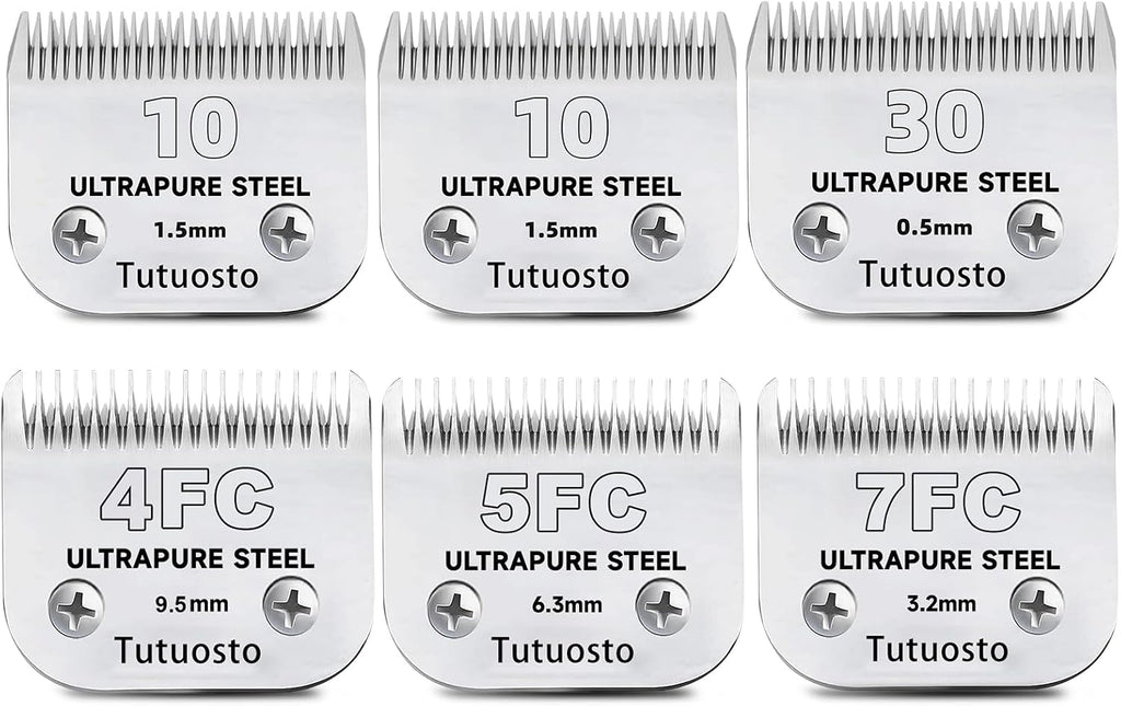 10# Clipper Blades Pet Grooming Clipper Replacement Blades Detachable Blade Compatible with andis/wahl/Oster Dog Clippers 3PCS - Image 11