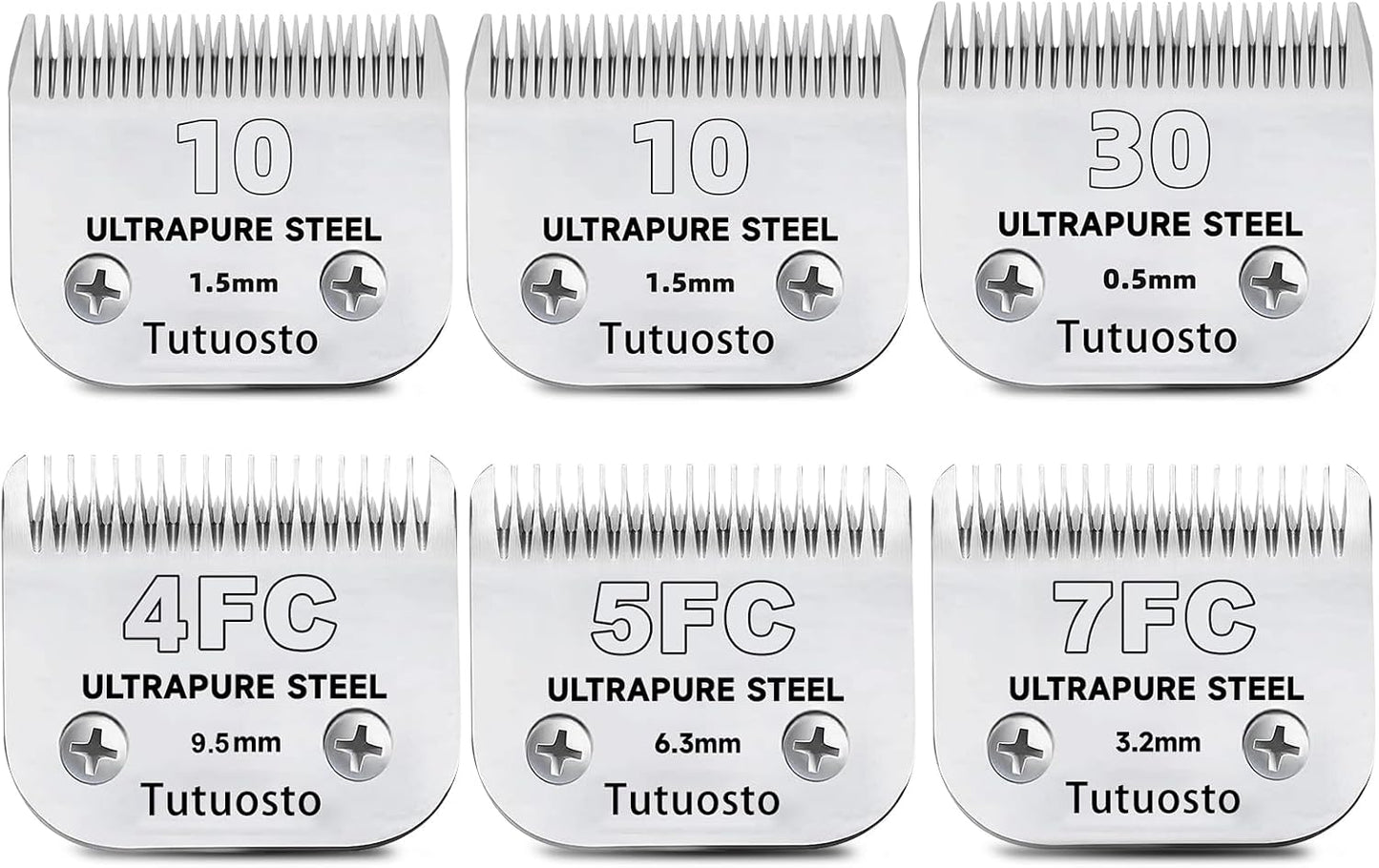 10# Clipper Blades Pet Grooming Clipper Replacement Blades Detachable Blade Compatible with andis/wahl/Oster Dog Clippers 3PCS - Image 11