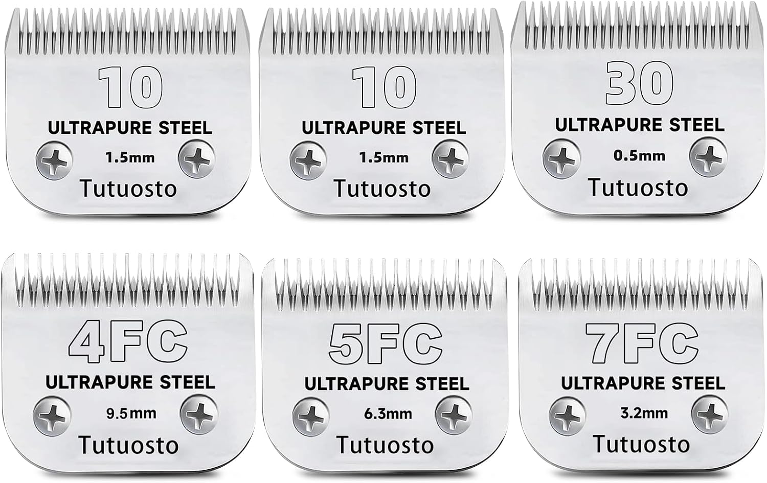 10# Clipper Blades Pet Grooming Clipper Replacement Blades Detachable Blade Compatible with andis/wahl/Oster Dog Clippers 3PCS - Image 11