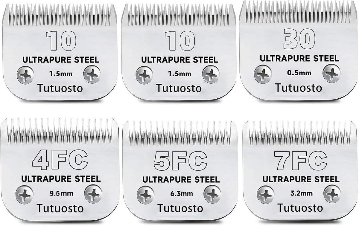 10# Clipper Blades Pet Grooming Clipper Replacement Blades Detachable Blade Compatible with andis/wahl/Oster Dog Clippers 3PCS - Image 11
