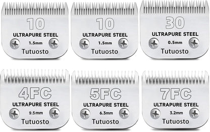 10# Clipper Blades Pet Grooming Clipper Replacement Blades Detachable Blade Compatible with andis/wahl/Oster Dog Clippers 3PCS - Image 11