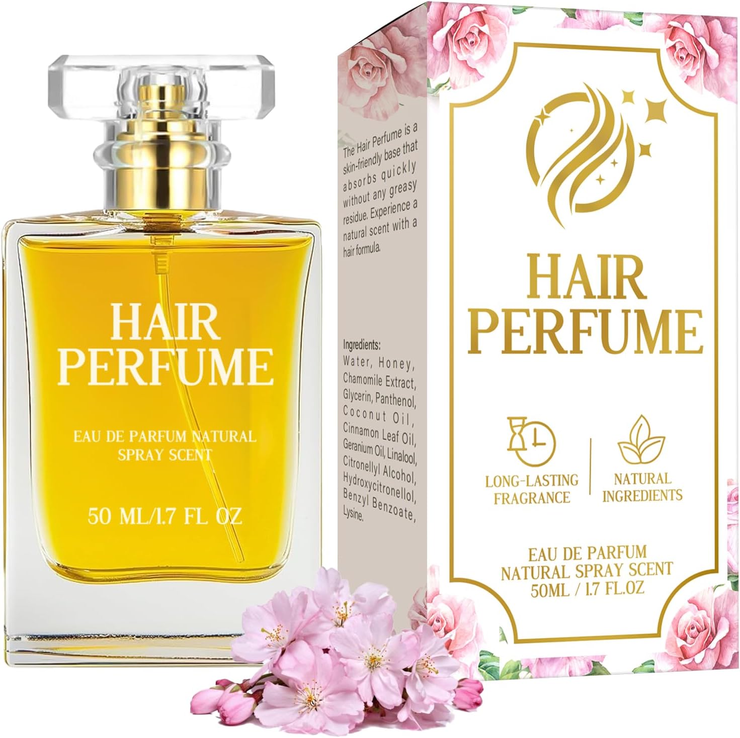 Hajoyful Hair Perfume 1.7 fluid ounce bottle front view