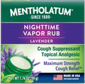 Mentholatum Nighttime Vaporizing Rub front view jar for cough relief