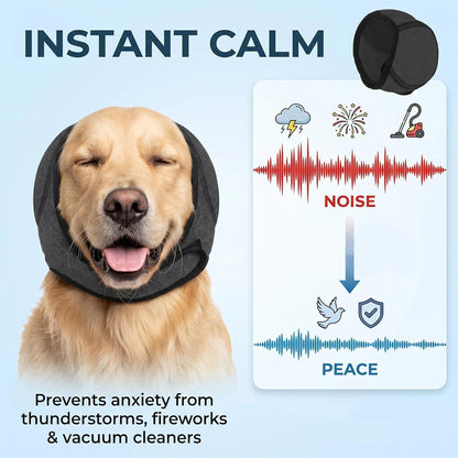 Qpets waterproof dog ear protectors for grooming and swimming