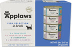 Applaws Fish Variety Pack Wet Cat Food in Broth 12-Pack, High Protein, Limited Ingredient, Grain Free, Canned Cat Food, No Fillers, No Artificial Additives (12 x 2.47 oz Cans) - Image 15