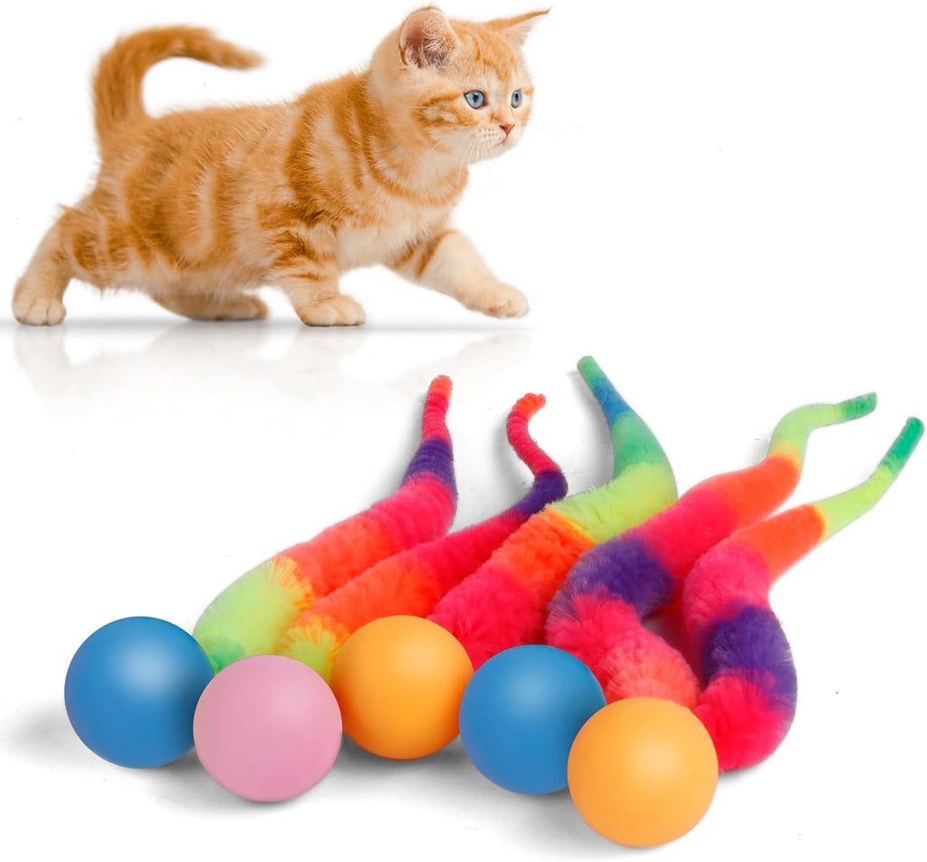 SHENGSEN colorful pet toys showing the realistic marble swirl texture on the high bounce spheres.