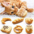 CiyvoLyeen bread catnip toys front view showing all six plush items