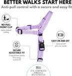 ShawnCo Dream Walk Pro Dog Harness- No-Pull, Comfortable, Adjustable, Easy to Use Pet Halter to Help Stop Pulling for Small, Medium and Large Dogs (ICY Lilac, Small) - Image 3