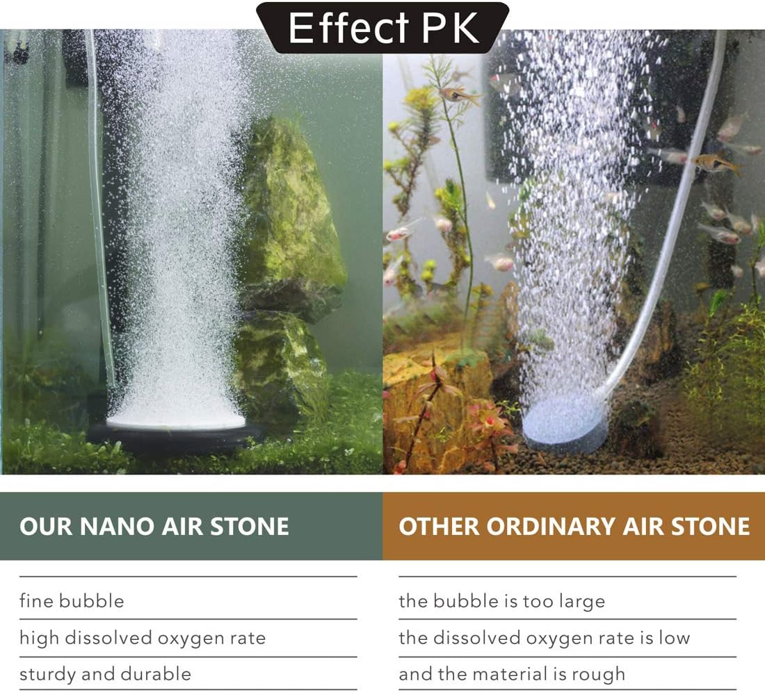 Ultra quiet deep dissolving oxygen diffuser for hydroponic setups