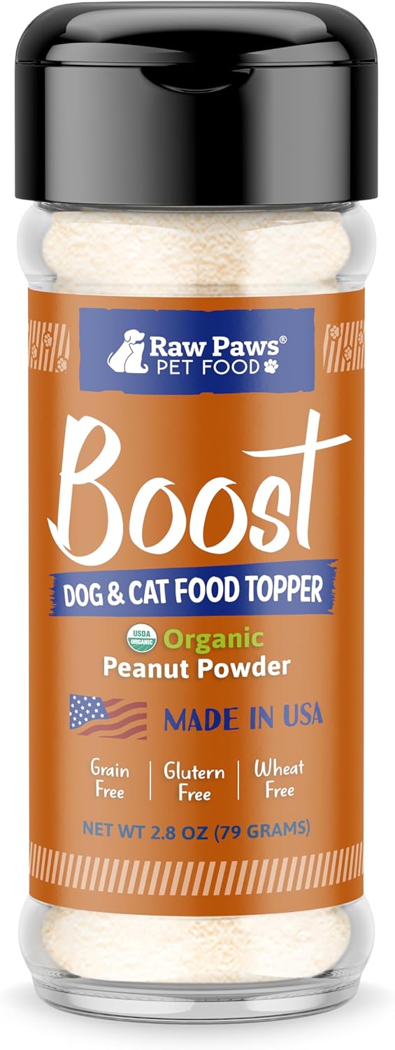 Healthy premium freeze dried pet superfood seasoning bottle for picky eating dogs and cats.