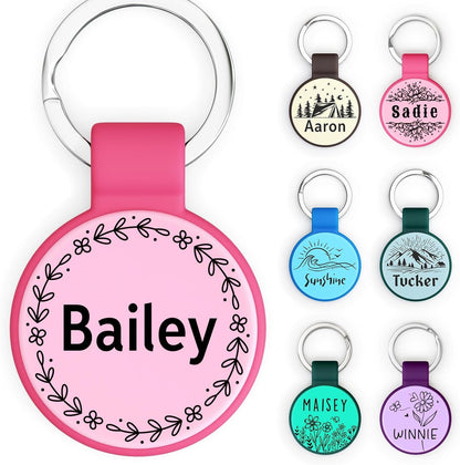 Silent Silicone Dog Tags, Custom Engraved Pet ID Tags for Cats and Dogs, Personalized Small Size Cat Tags with Cute Designs (Designs, Small) - Image 11