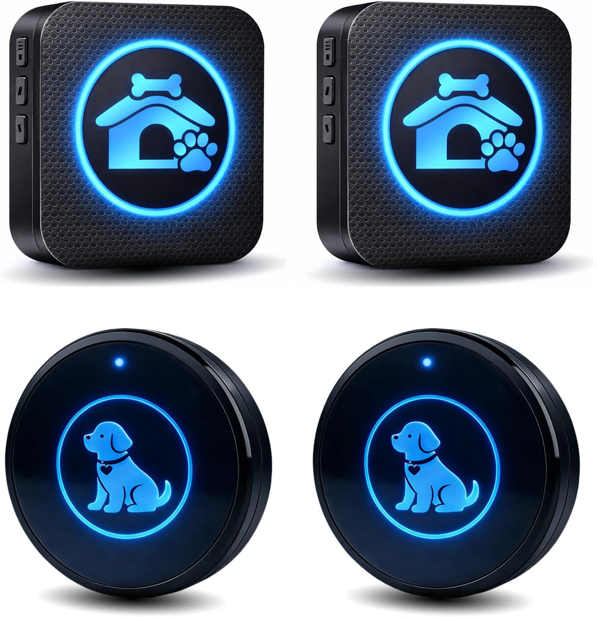 Dog Door Bell (2026 Self-Illuminating Enhanced Touch) for Potty Training, Wireless Dog Doorbells to Go Outside, 1000 Feet Long Range, IP65 Waterproof, 60 Melodies & Adjustable Volume (2 Buttons) - Image 9