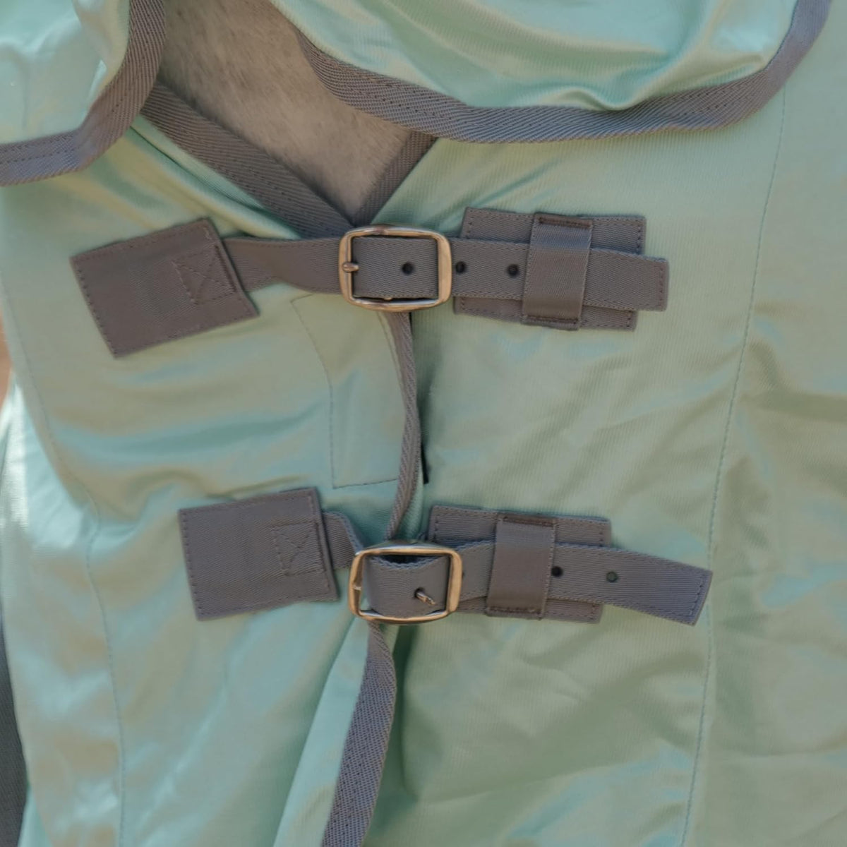Gallopoff equine cooling summer flysheet with detachable neck cover attached