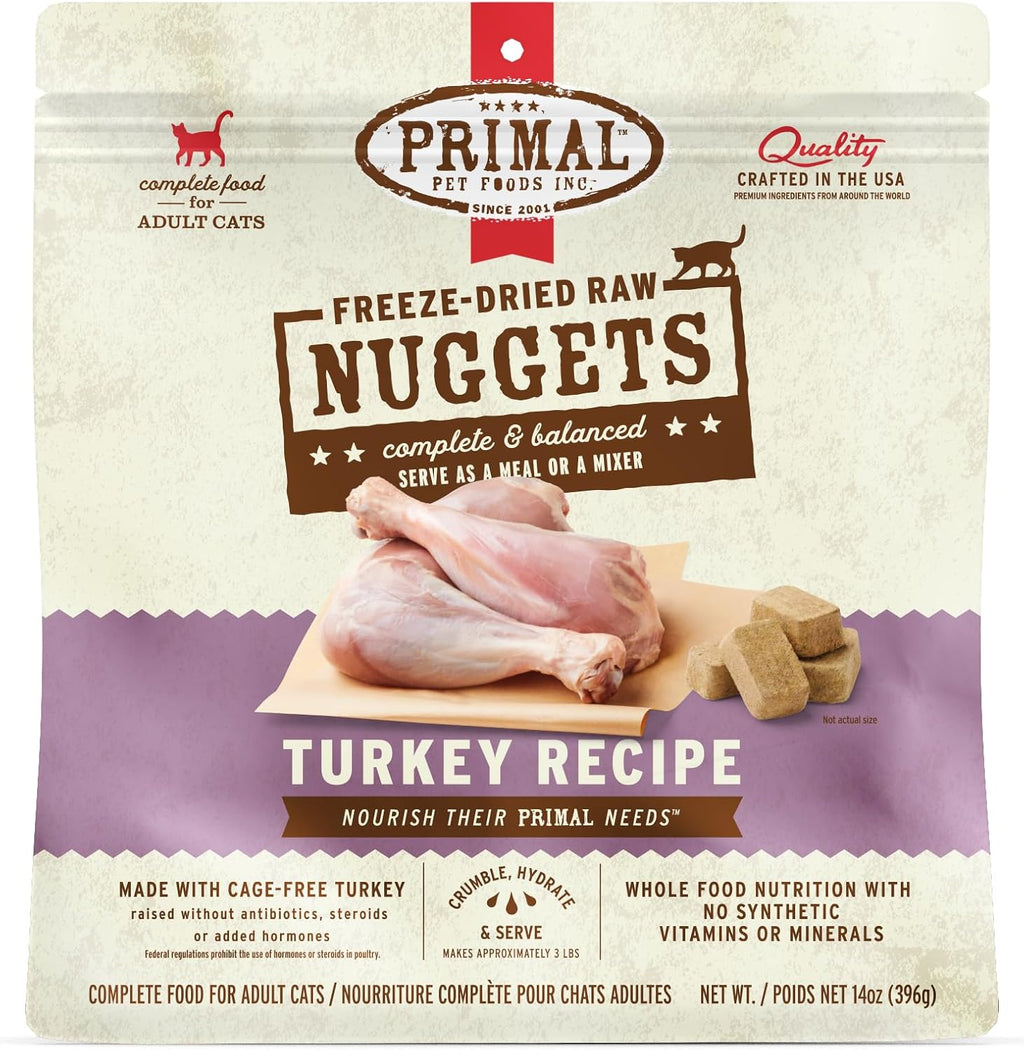 Primal Freeze Dried Raw Cat Food Nuggets Rabbit, Complete & Balanced Meal or Topper, Premium, Healthy, Grain Free, High Protein Raw Cat Food with Probiotics (5.5 oz) - Image 13
