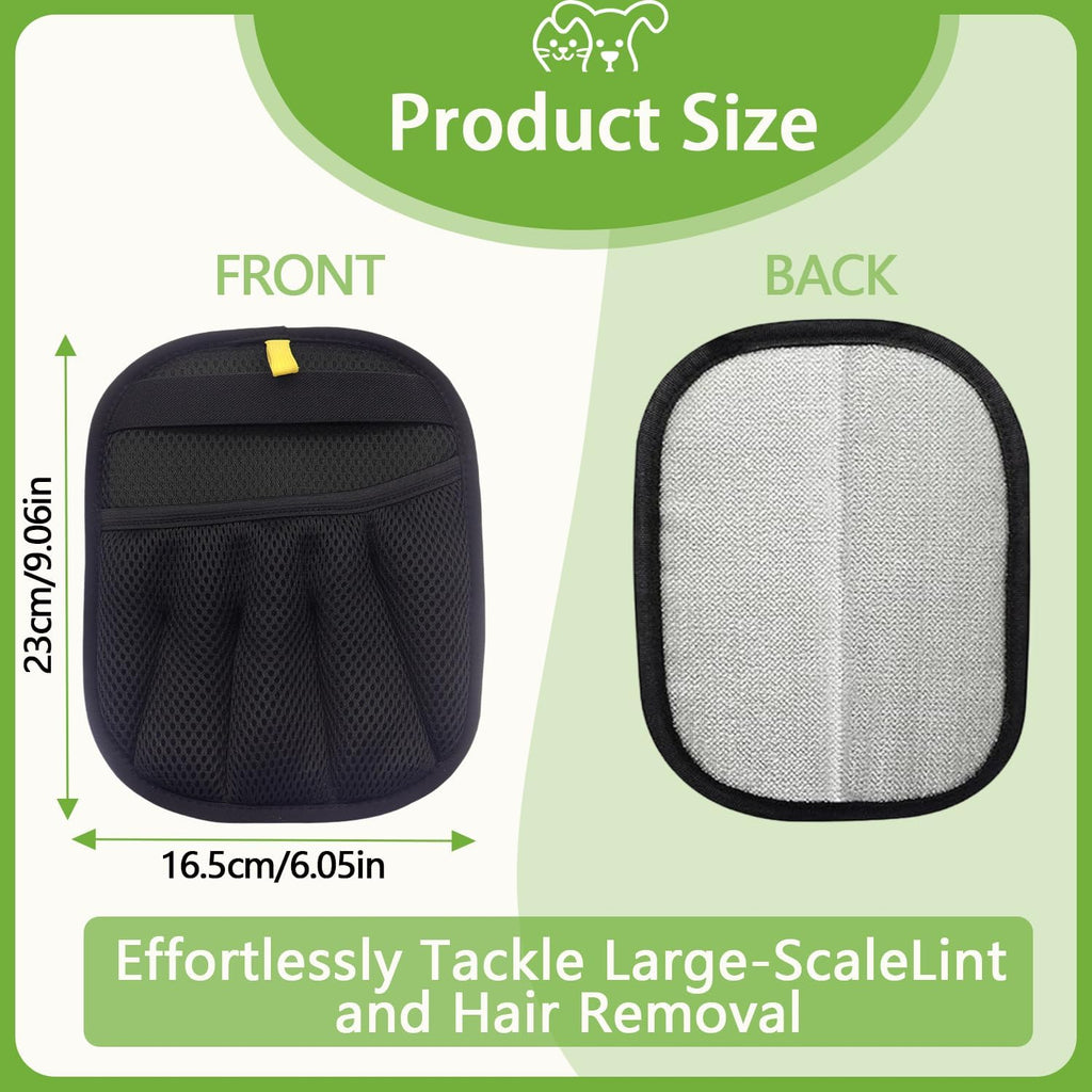 Bumilily electrostatic pet hair remover mitt washed under running tap water