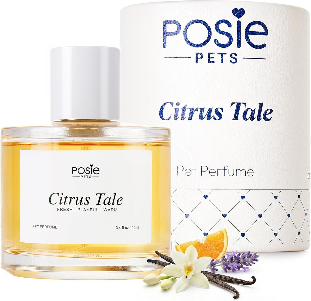 Posie Pets Citrus Tale Dog Perfume Spray front view bottle
