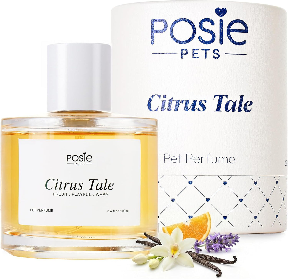 Posie Pets Citrus Tale Dog Perfume Spray front view bottle