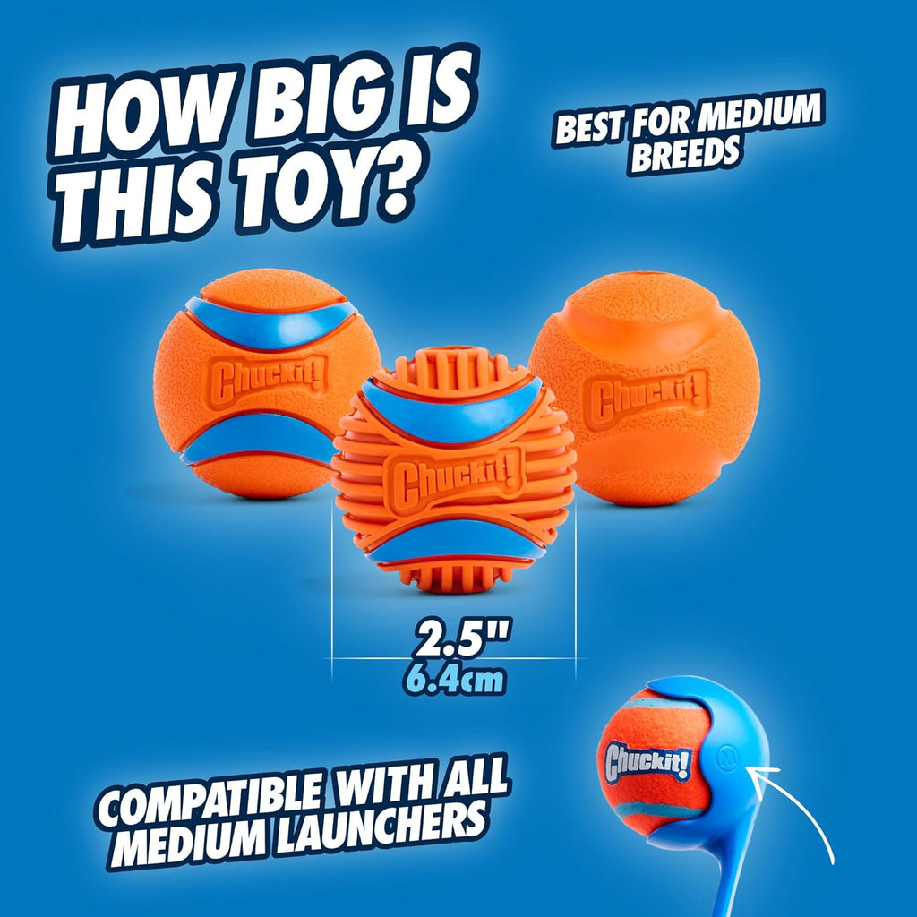 Chuckit! Ultra Ball floating in water for dogs