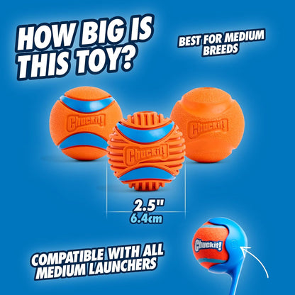 Chuckit! Ultra Ball floating in water for dogs
