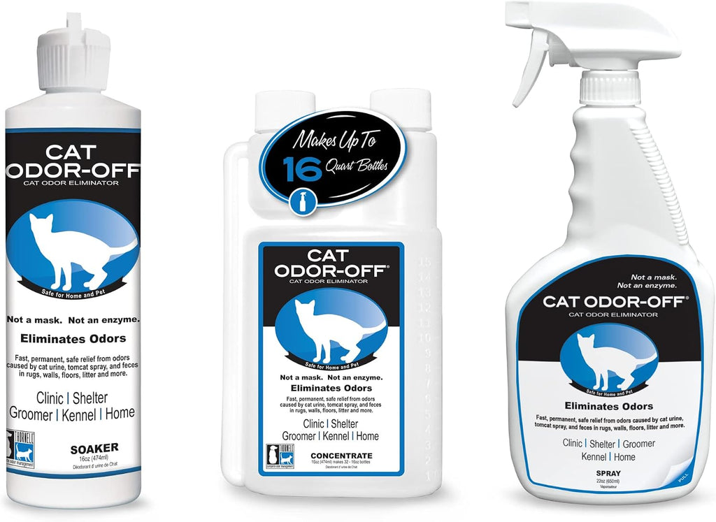 THORNELL Cat Odor-Off Concentrate Pet Smell Odor Eliminator - Cat Odor Eliminator Concentrate for Pet Urine Odor, Tomcat Spray for Cat Urine Smell, Feces on Carpet & Litter Boxes - Fresh Scent 16oz - Image 9