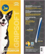 Side view illustration showing the oval shape and build of the pet comfort comb