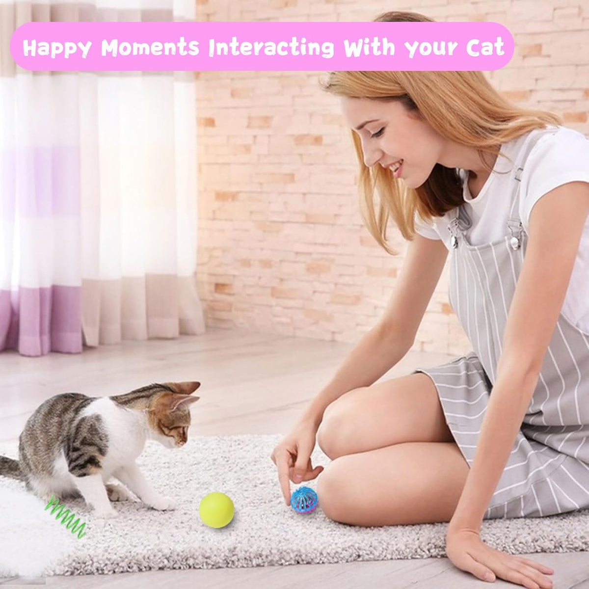 Durable non-toxic cat toys for indoor stimulation