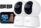 ARENTI 5G Indoor Security Camera, 4MP Pet Camera with Speaker for Dog/Cat, Baby Monitor with Phone App, Dual-Band WiFi, Auto Tracking, Super Night Vision, 2-Way Talk, Cloud & SD Card Storage(P2Q) - Image 11