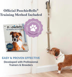 PoochieBells Espresso potty training tool for dogs