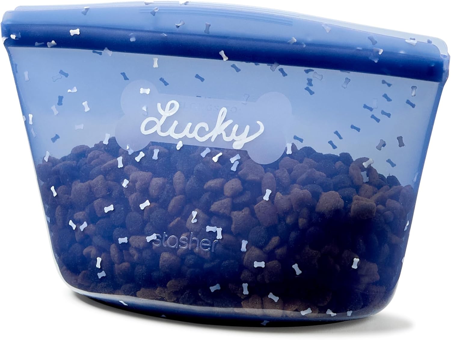 Dishwasher safe silicone lids for pet food