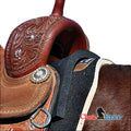 Classic Equine Tapered Wedge Saddle Shims front view of closed cell foam inserts