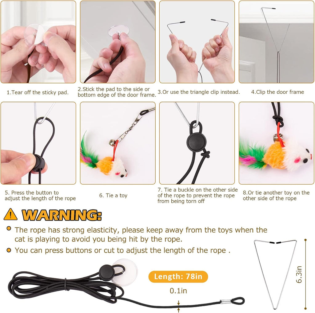 Durable polyurethane suction cup base of HOSFROLL cat teaser toy