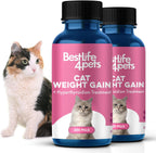 Cat Weight Gainer & Thyroid Support - Natural Appetite Stimulant for Cats, Underweight Kittens or Senior Cats Showing Restlessness and Poor Coat - 400 Odorless Pills Help Improve Daily Eating - Image 10
