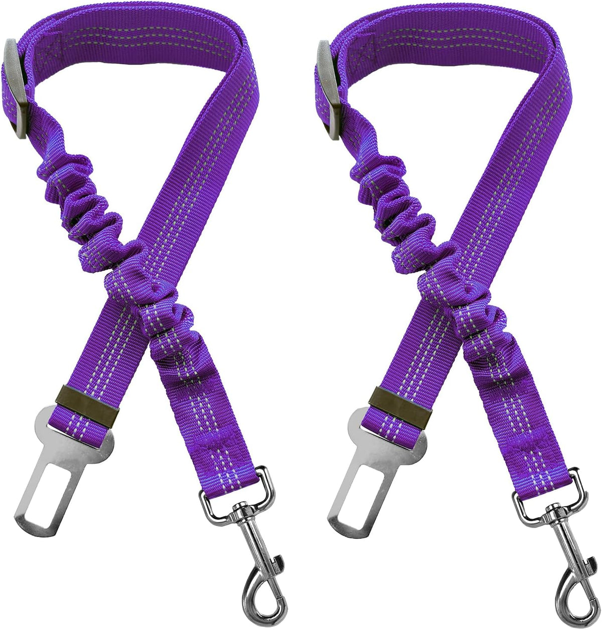 2 Dog Seatbelt Seat Belt Car Harness Leash Travel Accessories Bungee Anti Shock Pet Cat Adjustable Lead Clip Safety Seats Belts Black - Image 13