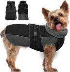QBLEEV Warm Dog Jacket - Reflective, Adjustable Winter Coat with Turtleneck for Cold Weather, Waterproof Fleece Snowsuit for Small, Medium, Large Dogs - Image 14
