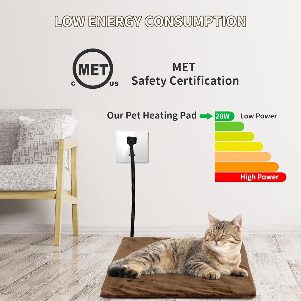 Namotek waterproof indoor electric dog pad with removable washable cover