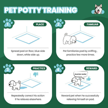 IMMCUTE 50 Pack Dog Pee Pads, 30"x36" Great Value Puppy Pads XL, Pee Pads for Dogs Cats Extra Large, Wee Wee Pads for Potty Training, Disposable Doggie Pads Super Absorbent & Leak-Proof - Image 9