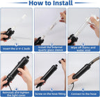 Packaging box for the authentic Hygger 9 Watt aquarium purifying tube light