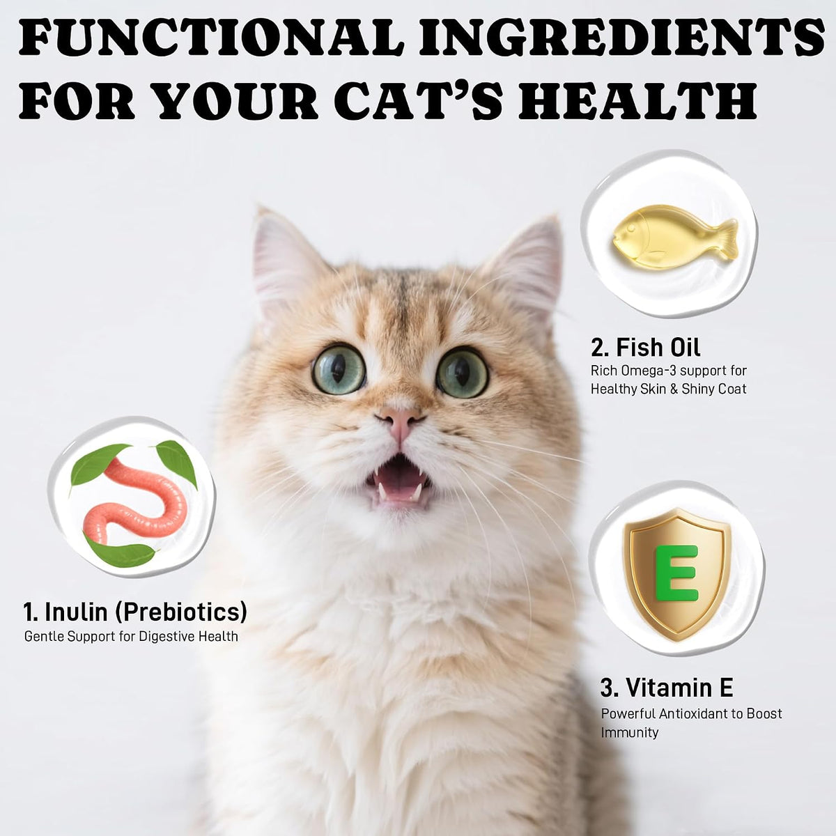 Petasty cat treat nutrition facts and ingredients label