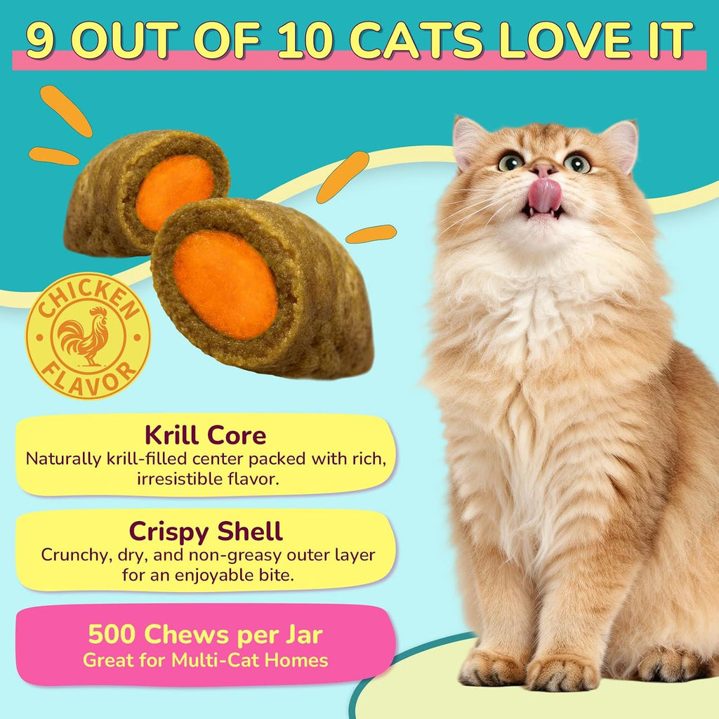 Capstar Woyamay skin comfort treats for cats nutritional information chart