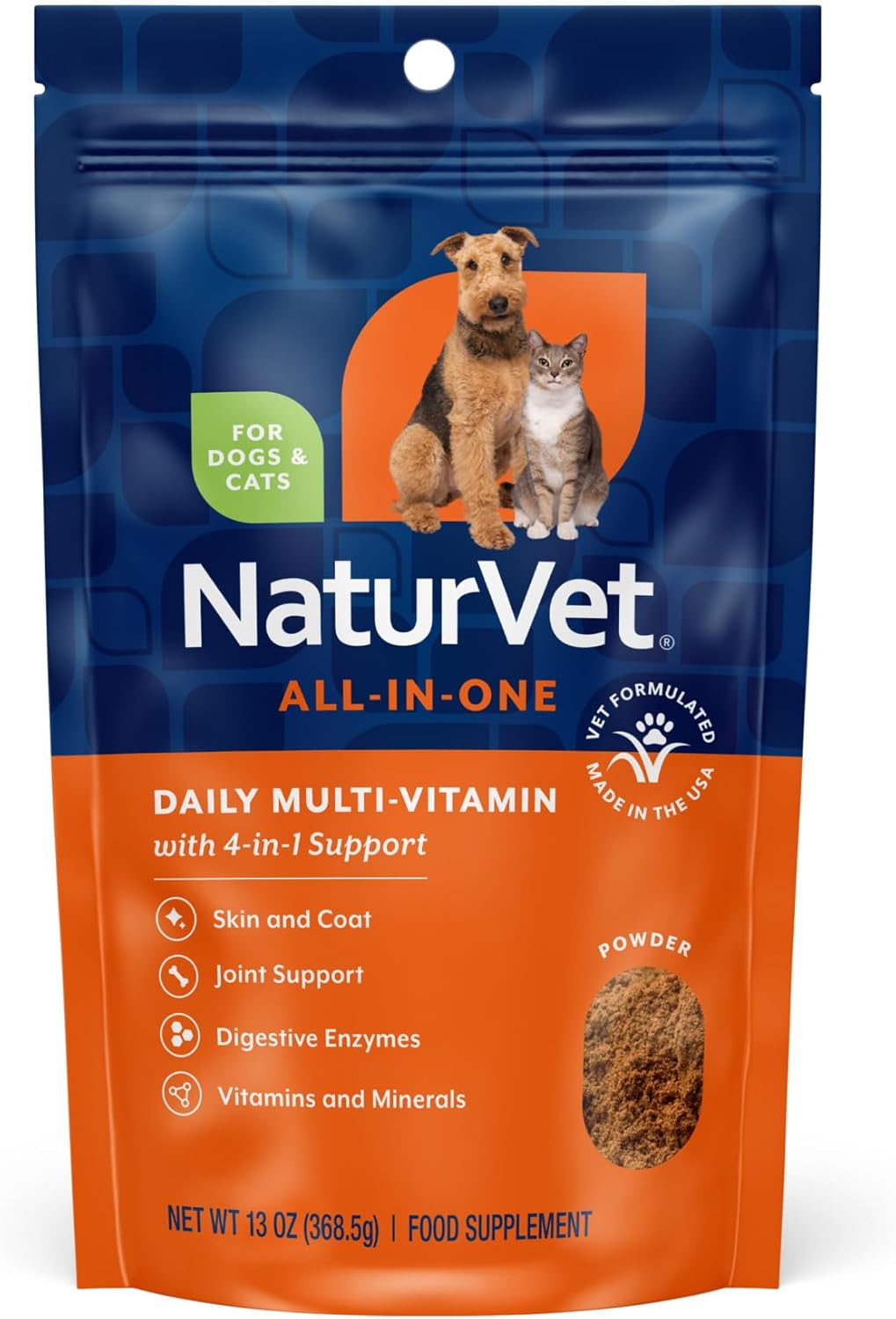 NaturVet All-in-One Dog Supplement - for Joint Support, Digestion, Skin, Coat Care - Dog Multivitamins with Minerals, Omega-3, 6, 9 - Wheat-Free Vitamins for Dogs - 120 Soft Chews - Image 12