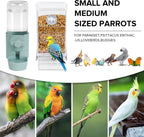 lemtrflo bird feeder showing top cover open for easy seed refilling.