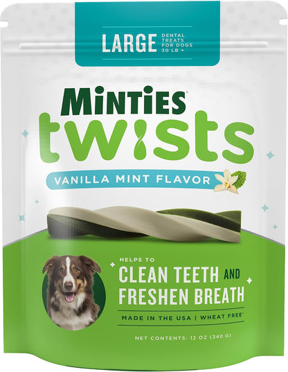 Minties Dog Dental Bone Treats, Tiny/Small Dental Dog Treats, 5-25 lbs, Clean Teeth, Fight Bad Breath, Removes Plaque and Tartar, 16 Count - Image 10