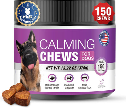 Calming Chews for Dogs 200pc Dog Calming Treat and Bites with Melatonin - Anxiety and Stress Relief Treats for Dogs Puppy Sleep Aid Calm Dog with Noise,Thunder, Barking, Separation,Chewing - Image 13