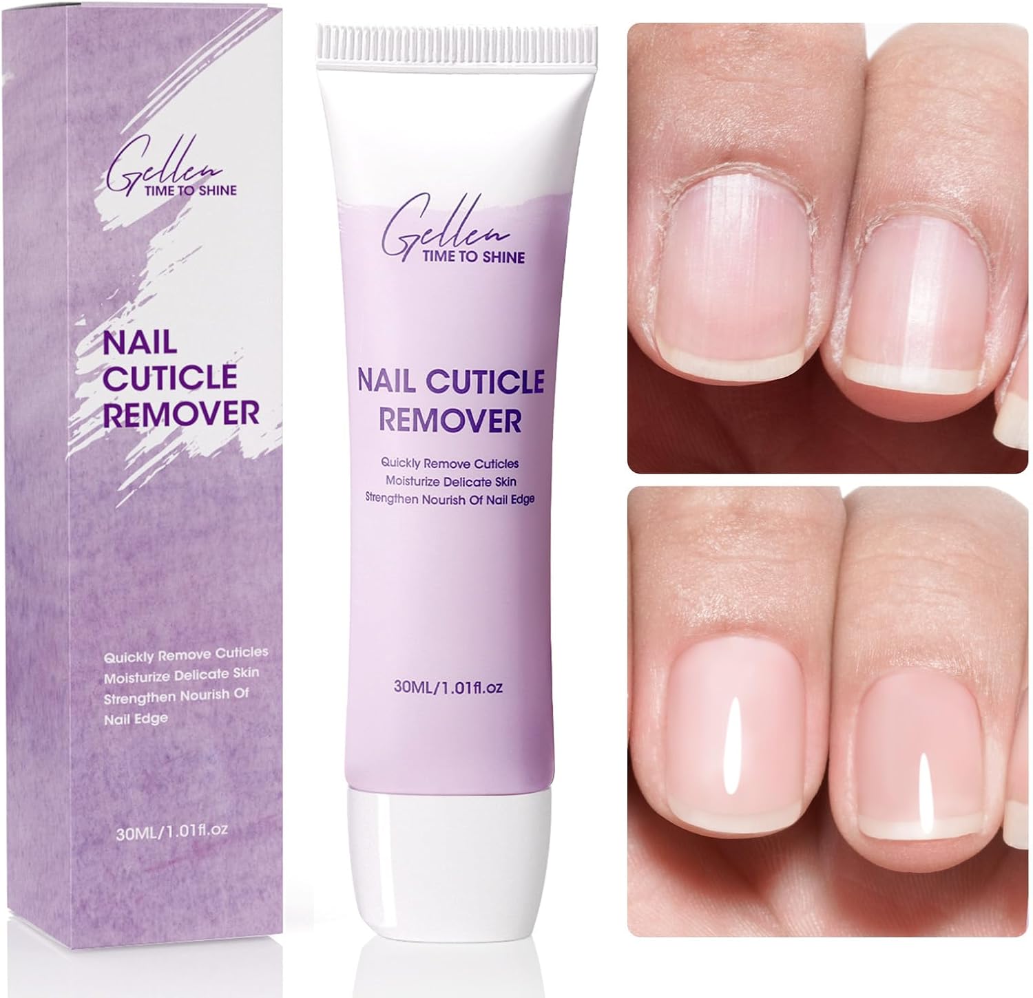 Gellen Cuticle Remover Instant Softener 30 ml tube front view