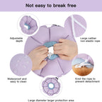 H HIDREAM flower shape post surgery collar lying flat to display premium material